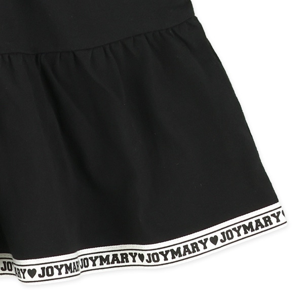 ポケット裾ロゴテープキュロットパンツ