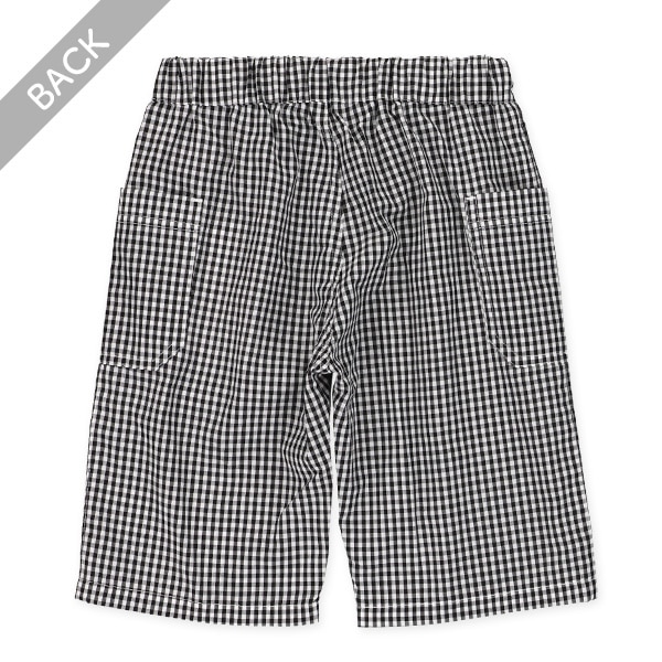 ギンガムサイドポケットハーフパンツ