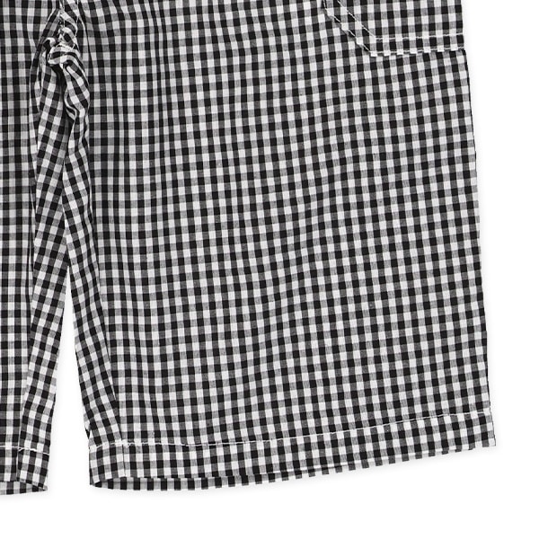 ギンガムサイドポケットハーフパンツ