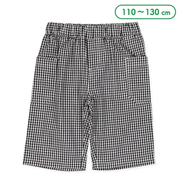 ギンガムサイドポケットハーフパンツ