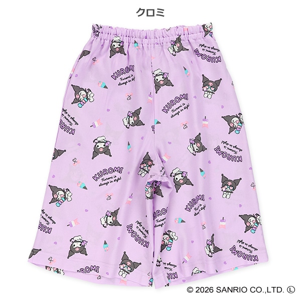 レーヨンハーフパンツ（シナモロール・クロミ）