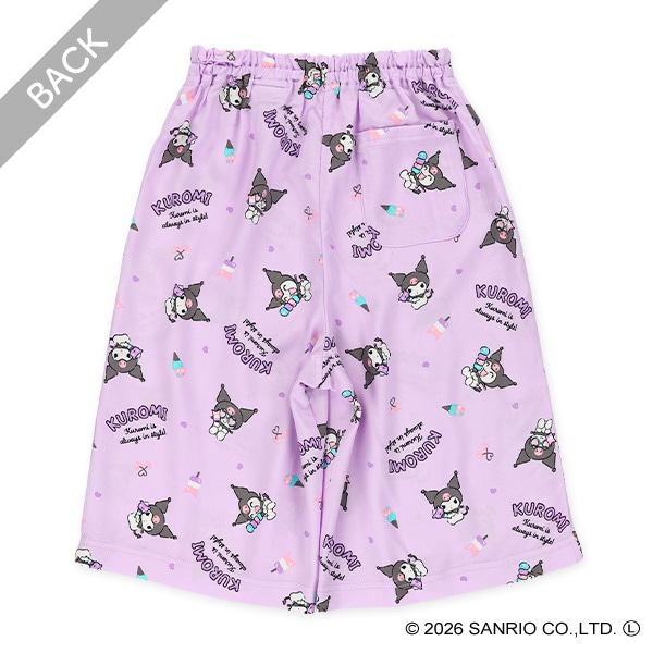 レーヨンハーフパンツ（シナモロール・クロミ）