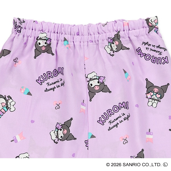 レーヨンハーフパンツ（シナモロール・クロミ）