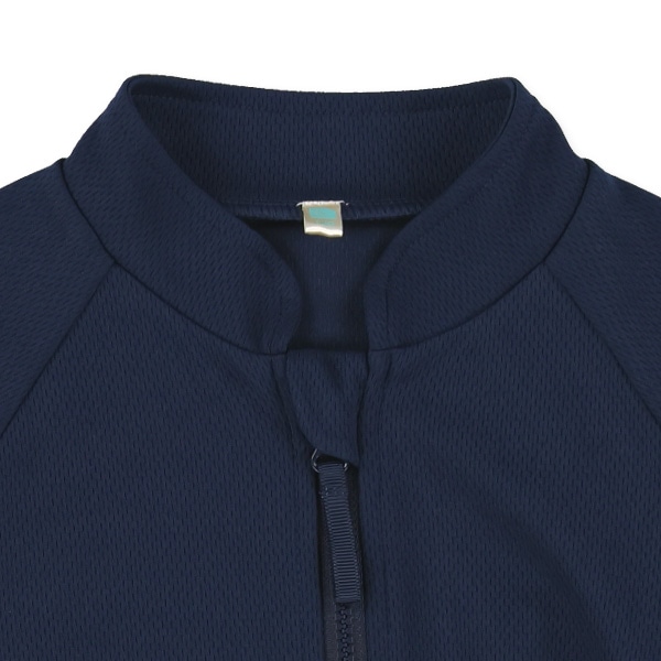 メッシュ裾フリルシンプルラッシュガード