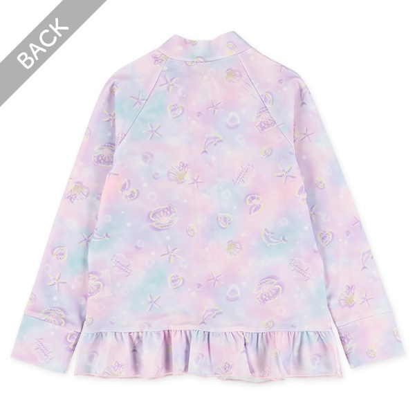 シェル柄ラッシュガード