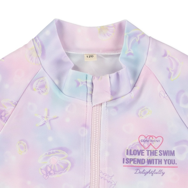 シェル柄ラッシュガード