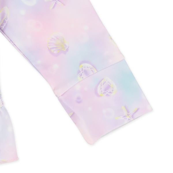 シェル柄ラッシュガード