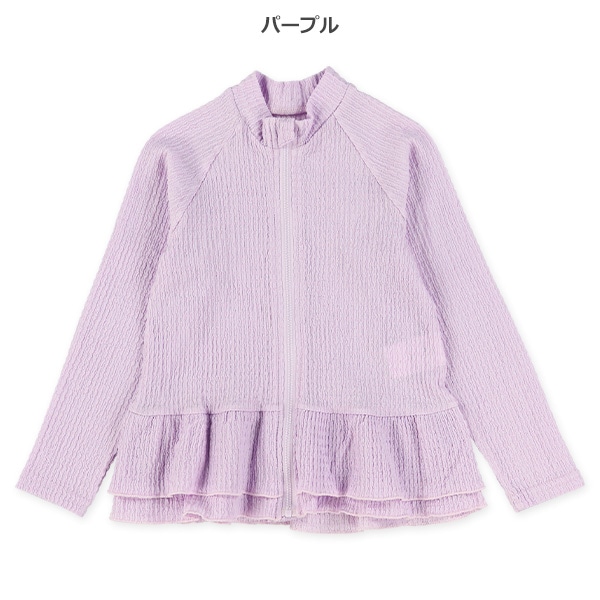 フリルジャガードラッシュガード