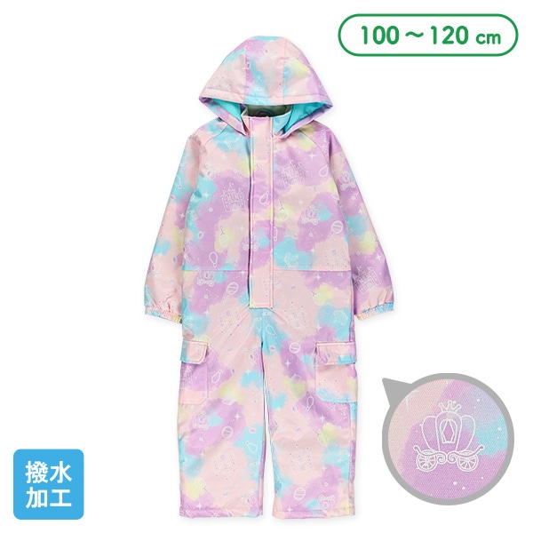 タイダイ風プリンセススキージャンプスーツ