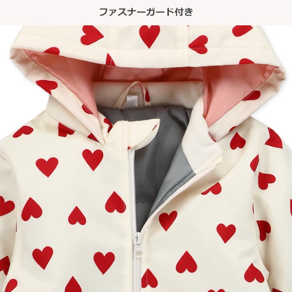 リボン・ハート切り替え風スキージャンプスーツ