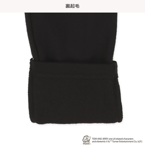 裏起毛シフォン総柄プリントスカッツ（トムとジェリー）