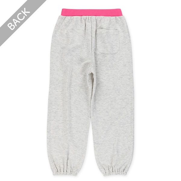 ミニ裏毛ウエストカラーリブパンツ