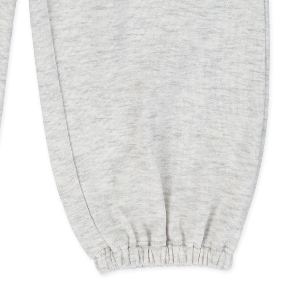 ミニ裏毛ウエストカラーリブパンツ