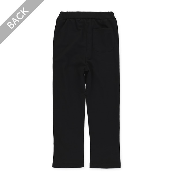 ミニ裏毛脇ラインロゴテープロングパンツ