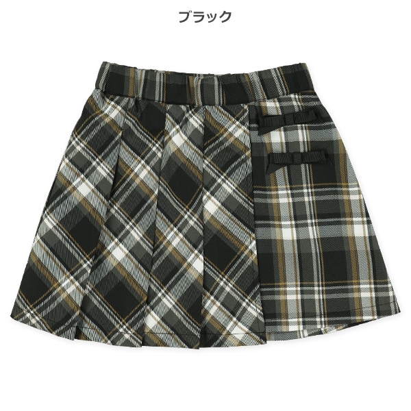 リボン付きプリーツスカート