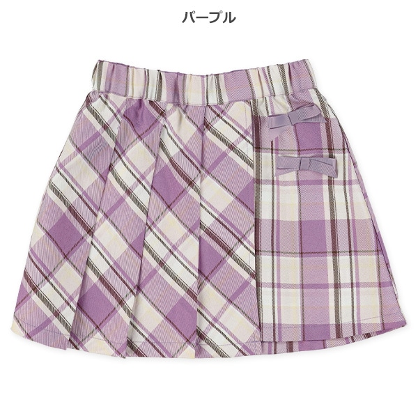 リボン付きプリーツスカート