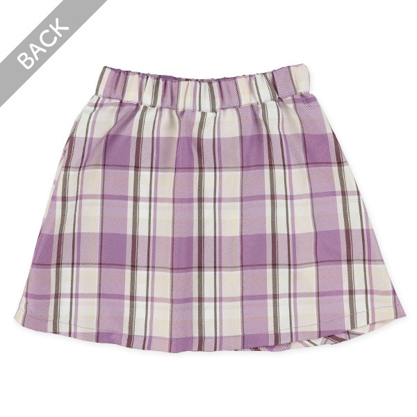 リボン付きプリーツスカート