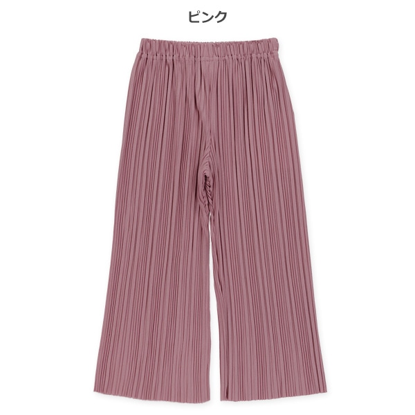 プリーツロングパンツ