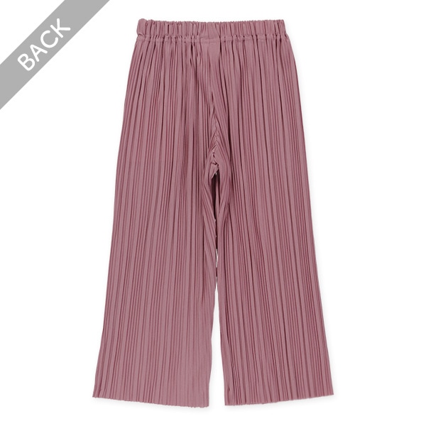 プリーツロングパンツ