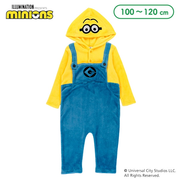 ボアフリースなりきり長袖カバーオール（ミニオンズ）