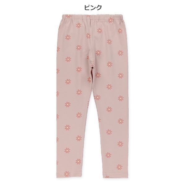 10分丈花柄レギンス