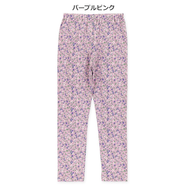 10分丈レトロ小花柄レギンス