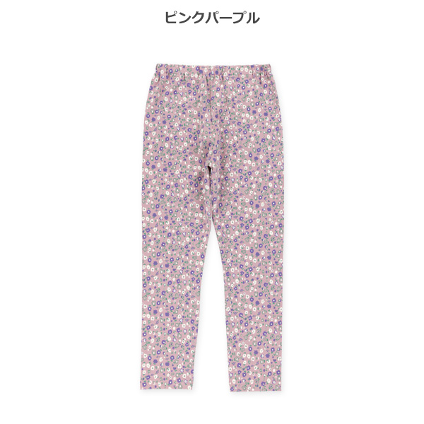 10分丈小花柄レギンス