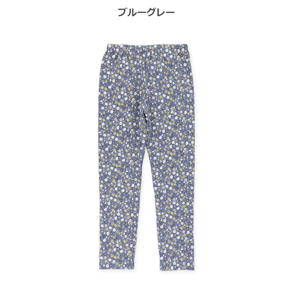 10分丈小花柄レギンス