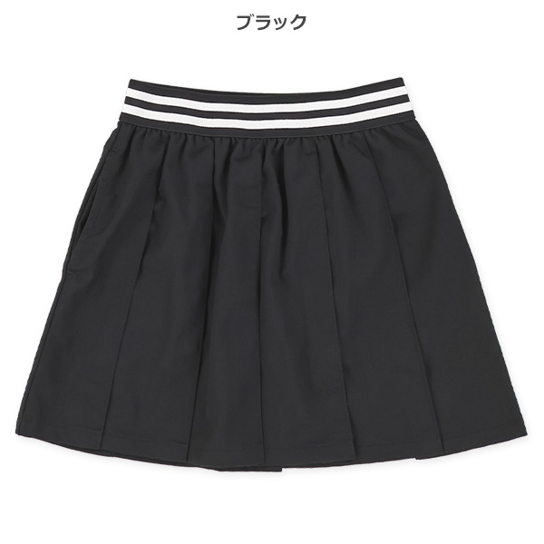 ウエストボーダーツイルプリーツスカート