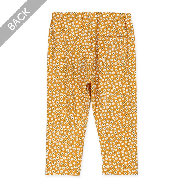 7分丈小花柄レギンス