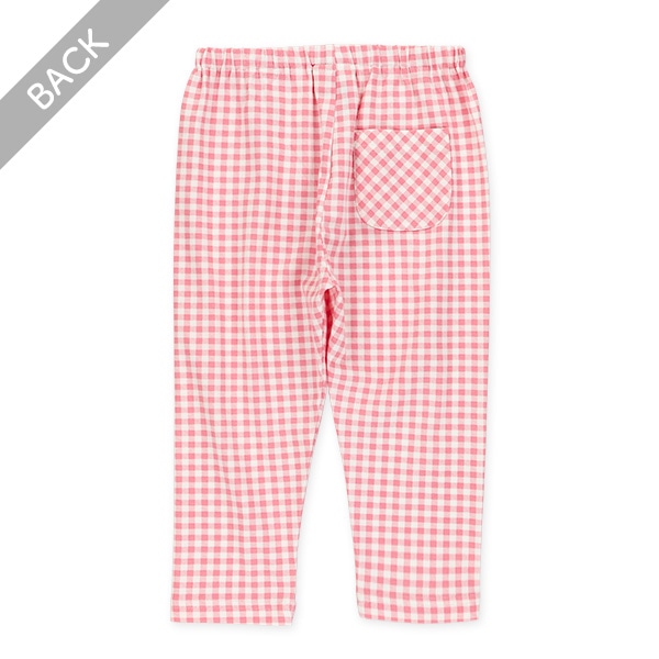 7分丈チェック柄レギンス