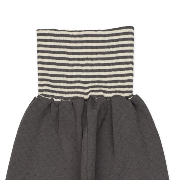 2枚組ソフトキルト腹巻付きスペアパンツ（ハート・無地）