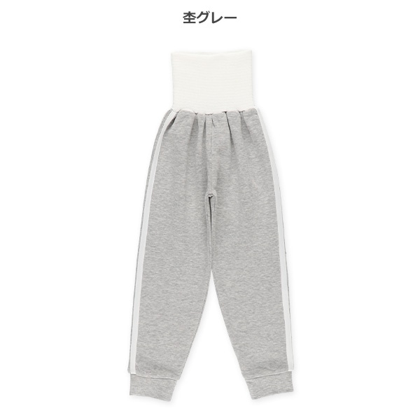 2枚組腹巻付き裏起毛スペアパンツ（サイドライン）
