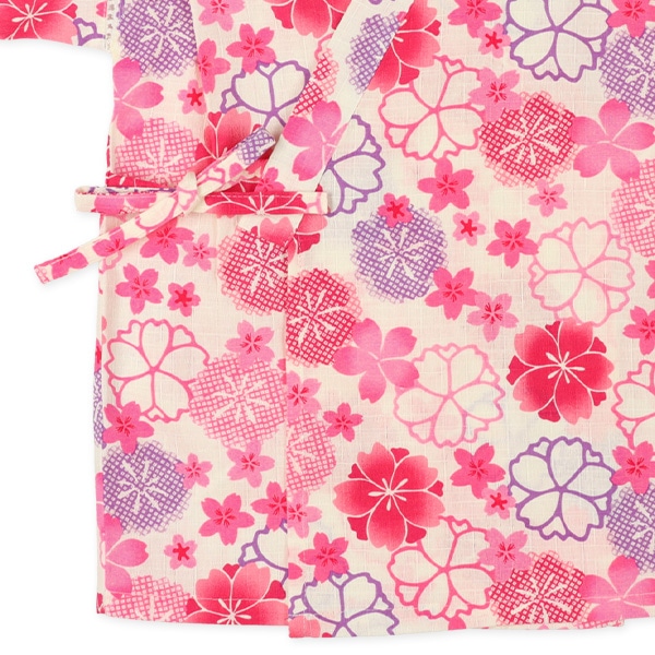 甚平（絞り桜）