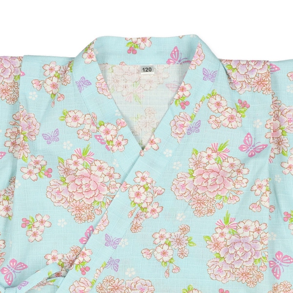 甚平（蝶・桜）