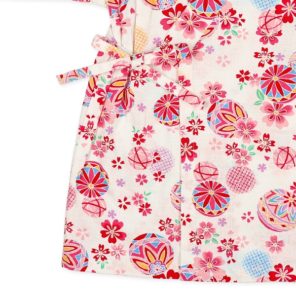 甚平（手毬・花）