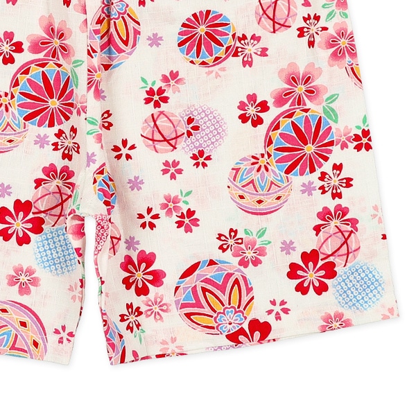 甚平（手毬・花）