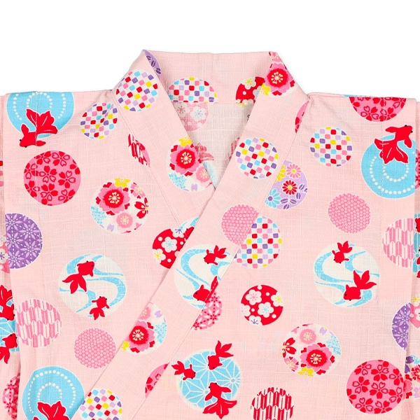 甚平（水玉・金魚）