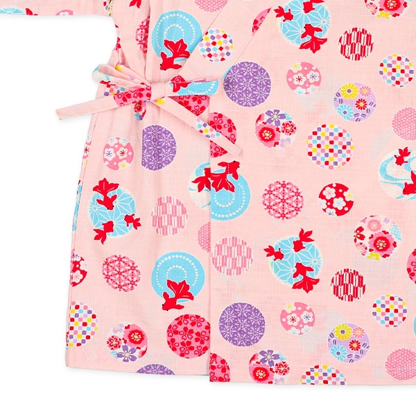 甚平（水玉・金魚）