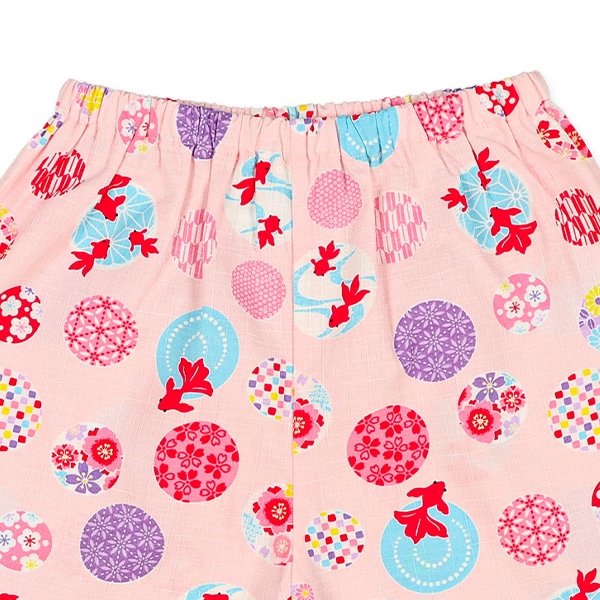 甚平（水玉・金魚）