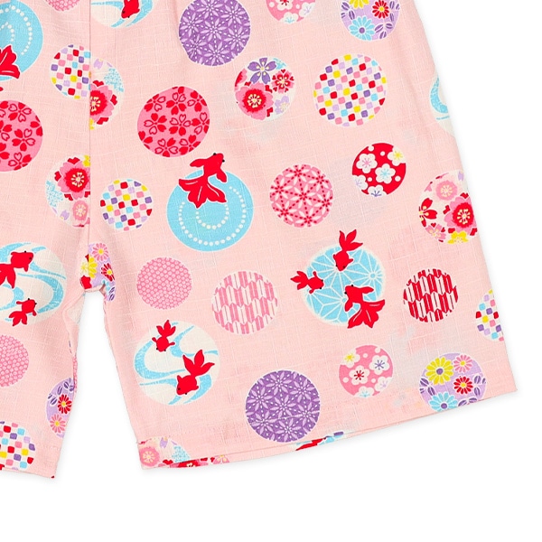 甚平（水玉・金魚）