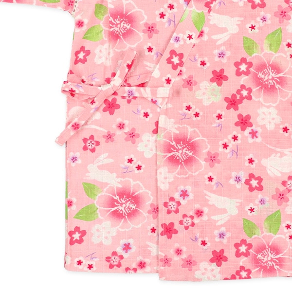 甚平（うさぎ・花）