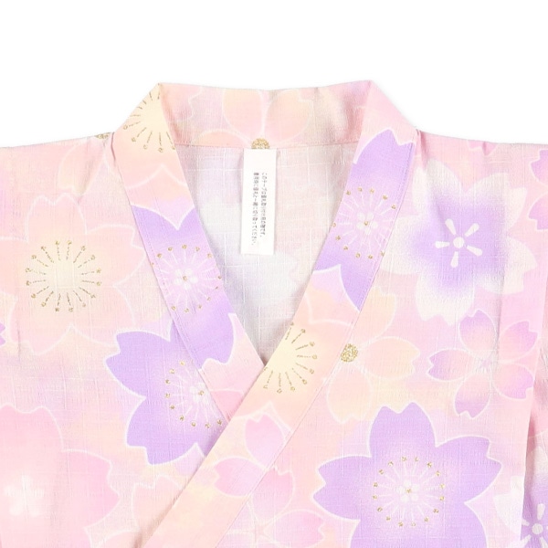 甚平（桜・グリッター）