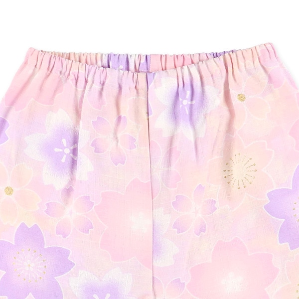 甚平（桜・グリッター）