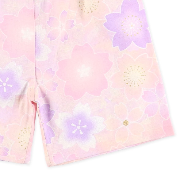甚平（桜・グリッター）