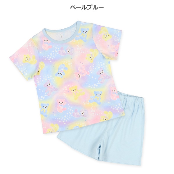 半袖パジャマ（カラフルくま）