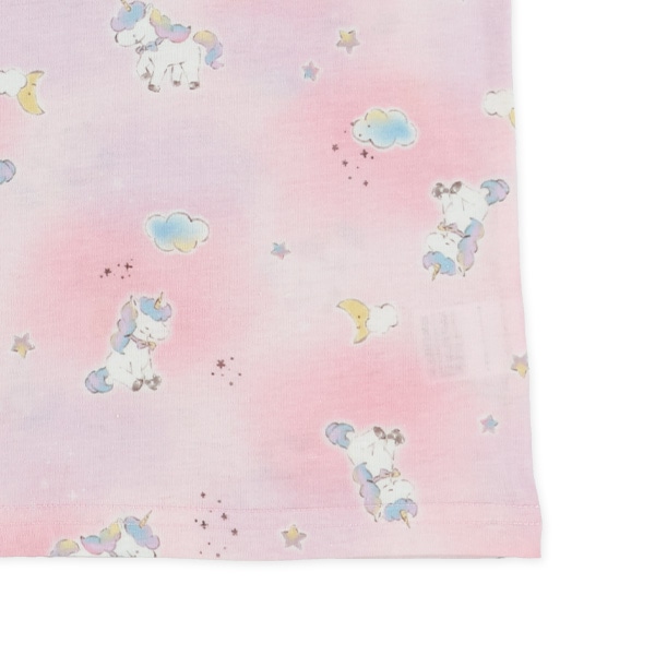 半袖パジャマ（ユニコーン・月）