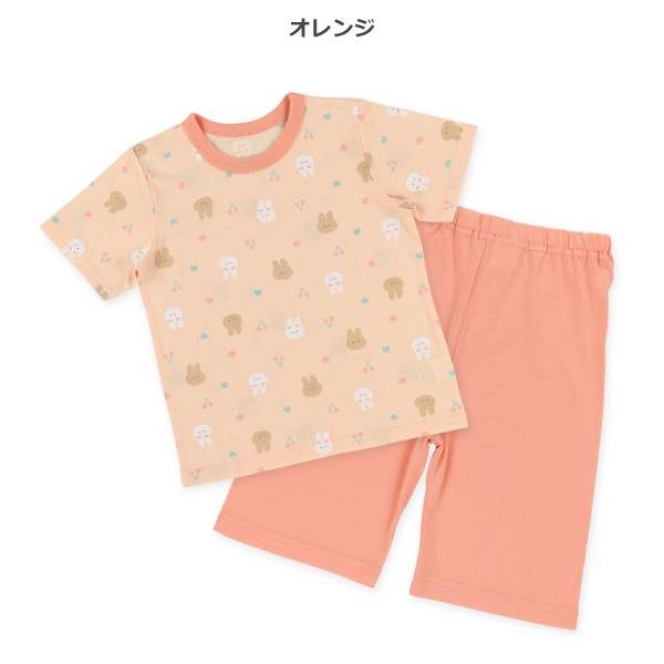 半袖パジャマ（うさぎ・さくらんぼ）