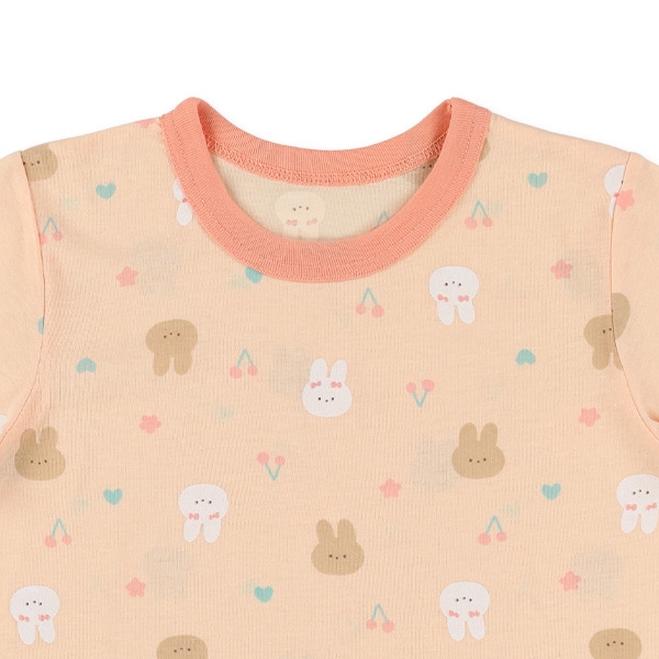 半袖パジャマ（うさぎ・さくらんぼ）