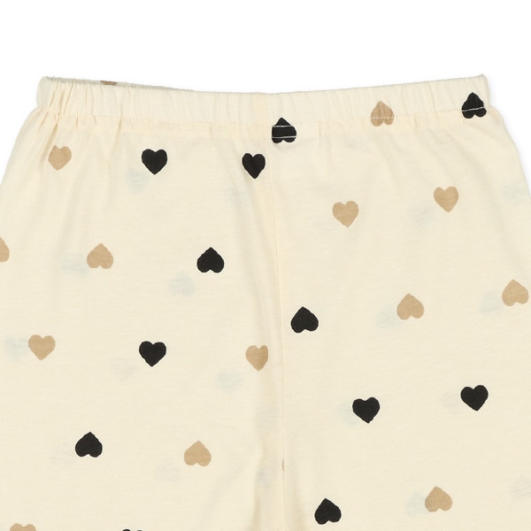 半袖パジャマ（ハート総柄）